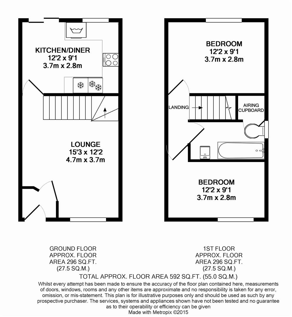 Floorplan for Handley Road, Pengam Green